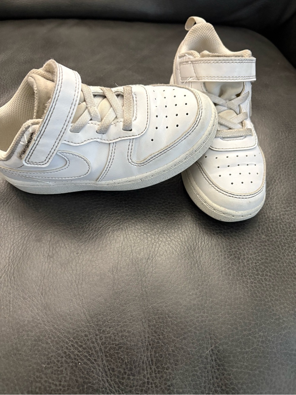 Nike Court Borough Low Toddler sneakers size 10c used . Slip on trap